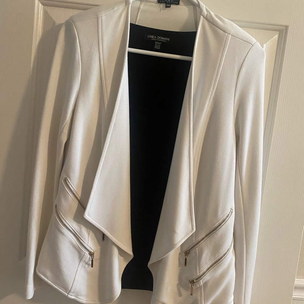 Women's White Knit Jacket